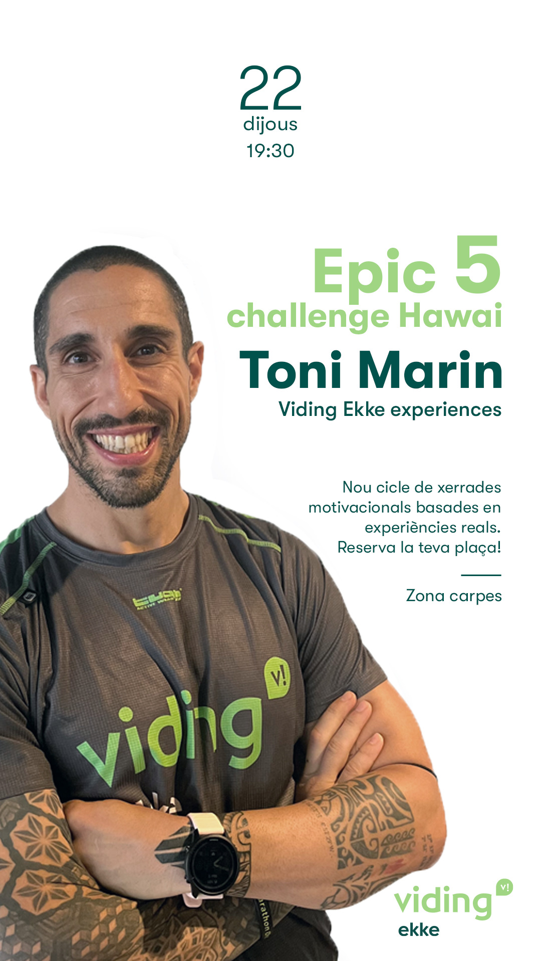 VIDING EKKE EXPERIENCES: EPIC 5 CHALLENGE HAWAI Toni Marin