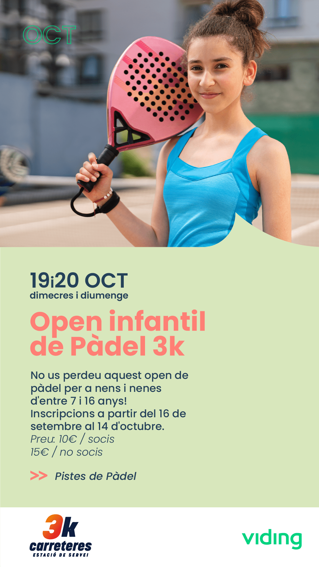 OPEN INFANTIL DE PÀDEL, 3K